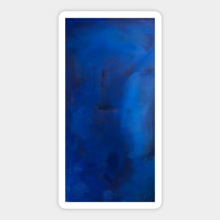 Deep Blue Abstract Painting Sticker
